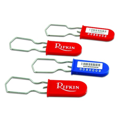 Cambridge Security Seals Padlock Seal With Wire Hasp Red 1000/Pack PAD00044